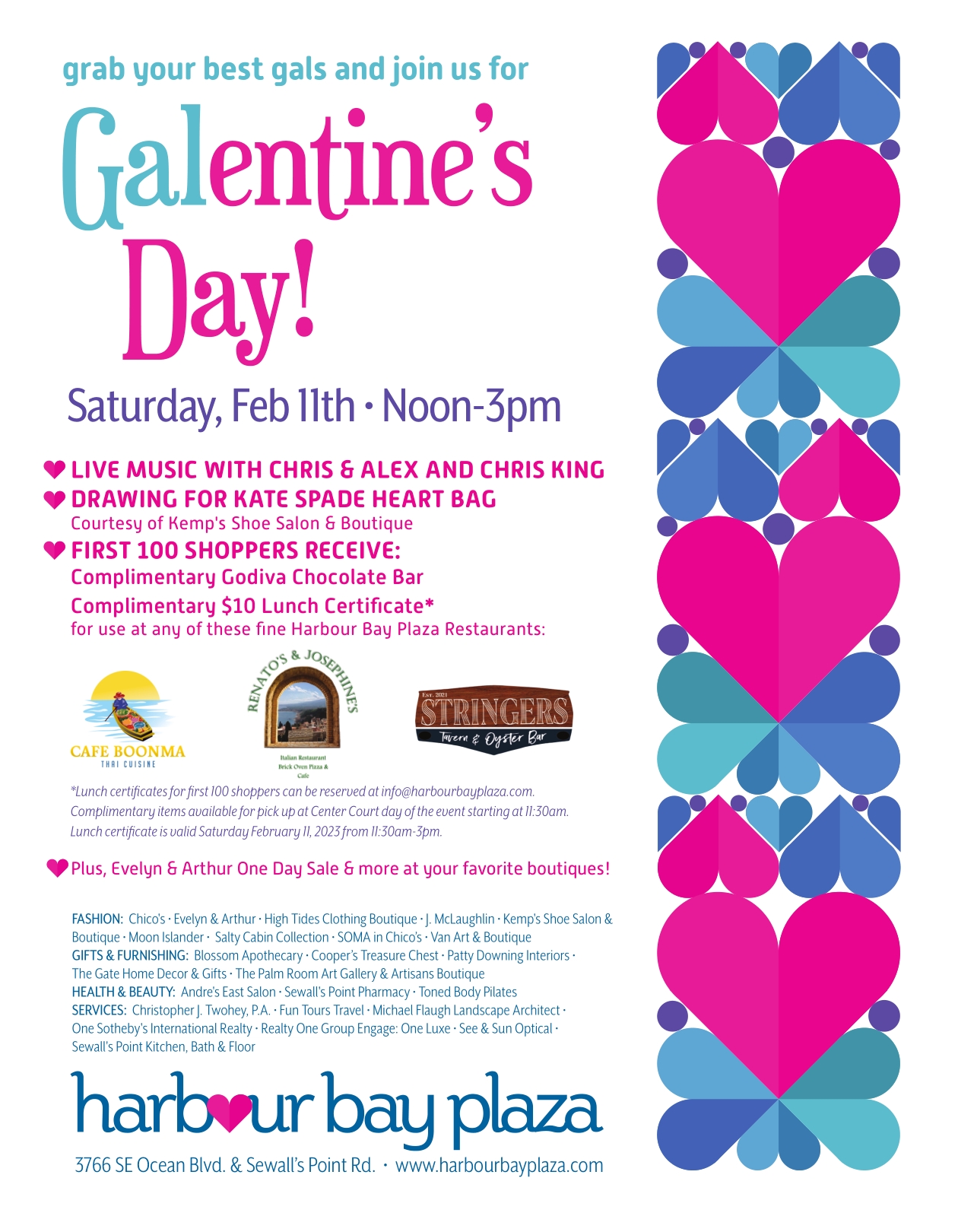 Harbour Bay Plaza GALentine's Day