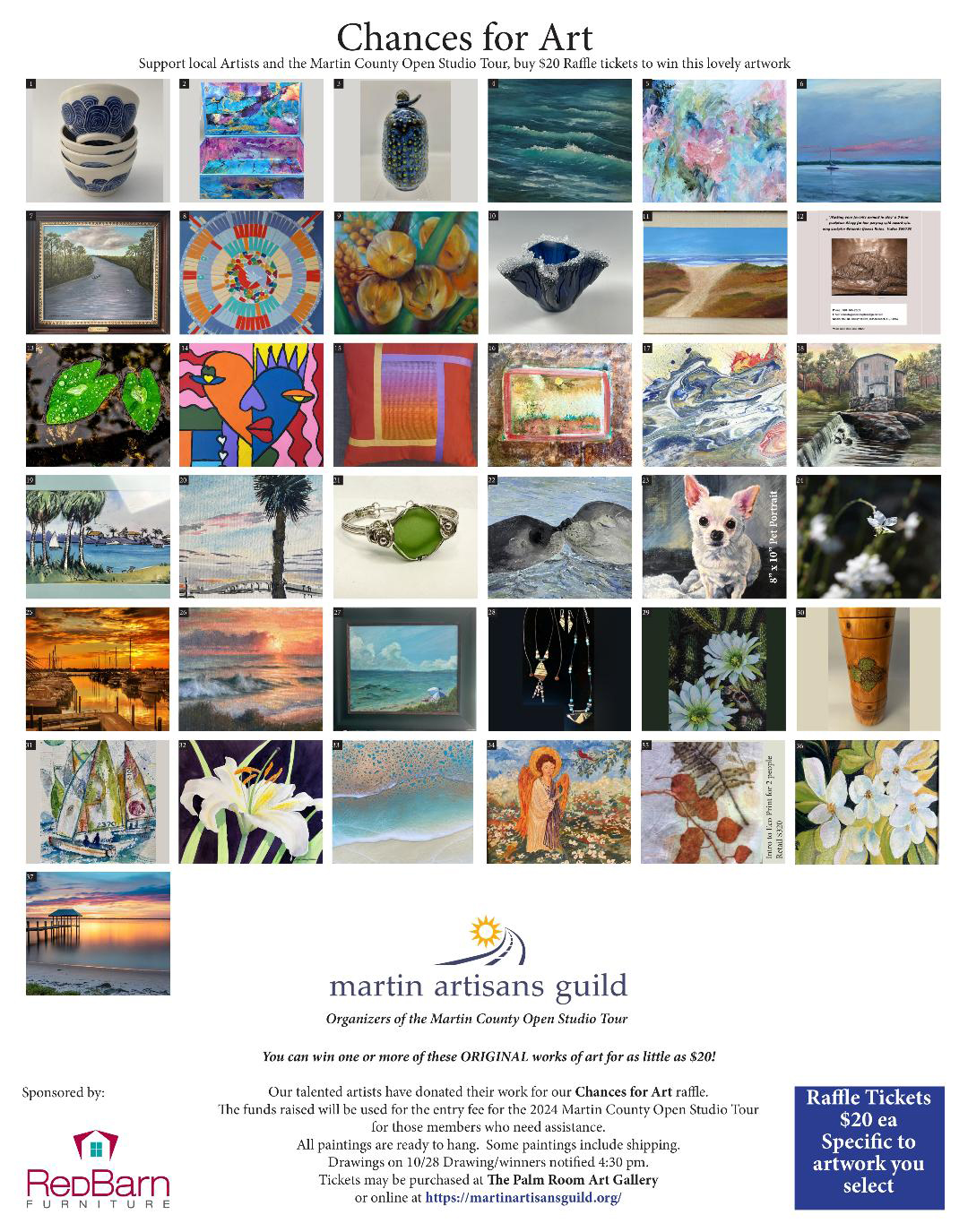 The Palm Room Art Gallery & Artisans Boutique Chances for Art