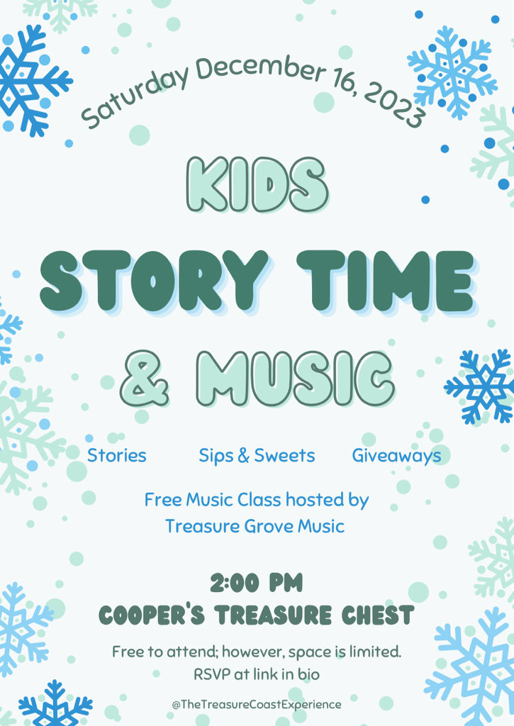 Cooper's Treasure Chest Music & Story Time